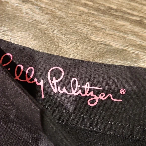 ❤️ LILLY PULITZER WORTH SKINNY ANKLE PONTE PANTS, BLACK, 4 (27) - Picture 6 of 11